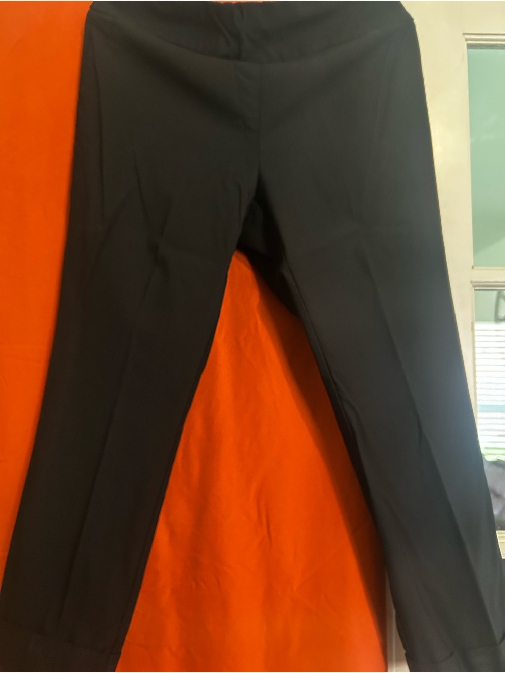 Women’s Black Stretch Dress Capri Pants